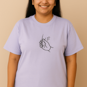 Black T-shirt with Japanese Slang