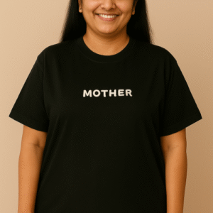 Black T-shirt with Dudu and Bubu